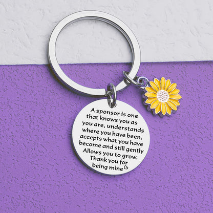 Confirmation Sponsor Gifts Keychain Confirmation Gifts AA Sponsor Appreciation Keychain