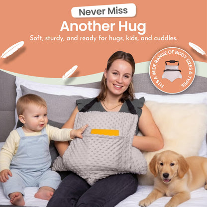 MOYOAMA 2 Pcs Hysterectomy Pillow Set - Incl 1 Gel Pack for Soothing Relief - Hysterectomy Recovery Must Haves After C Section,Post Surgery Pillow,Abdominal Surgery Recovery Pillow,Hysterectomy Gifts