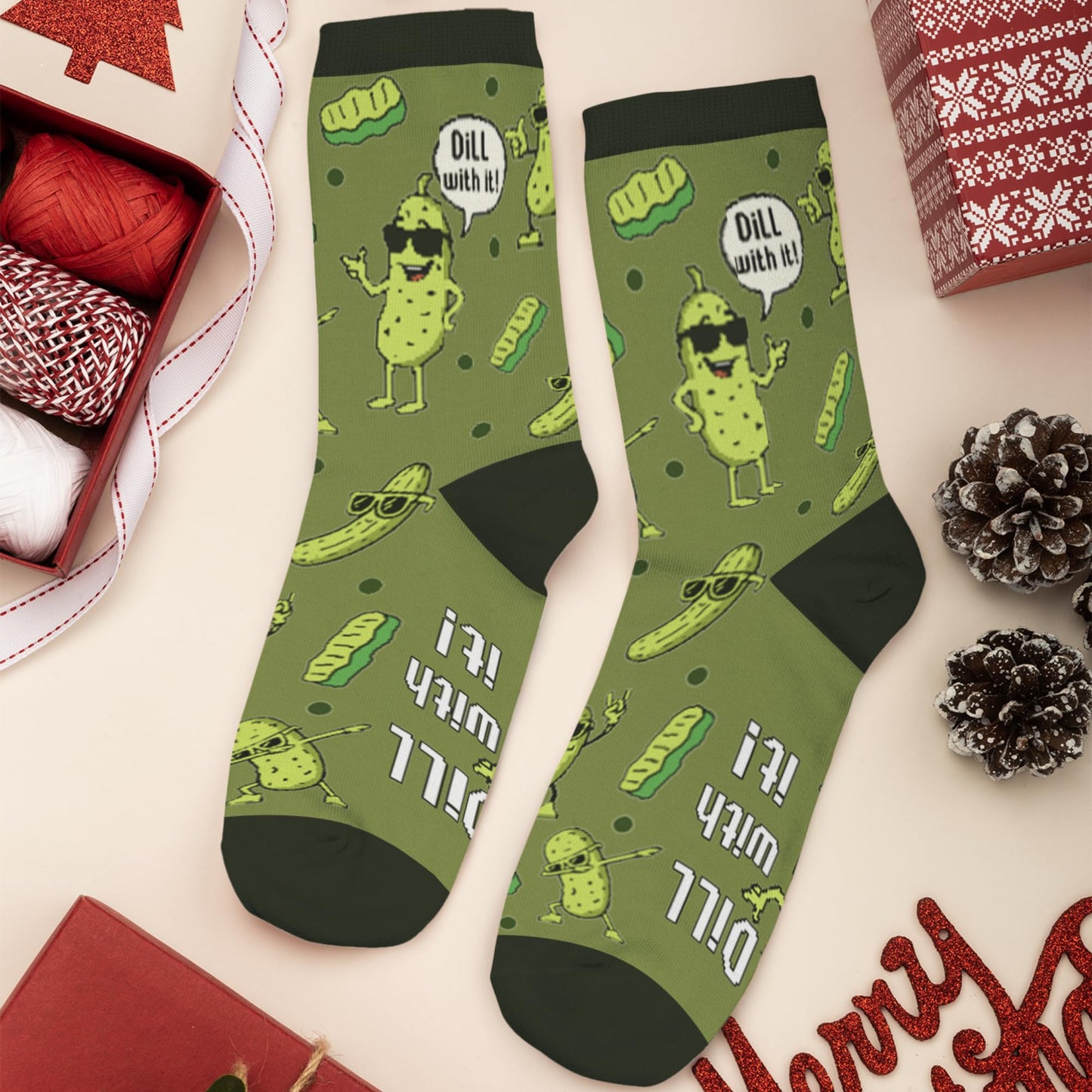 Book, Fishing, Hiking, Gamer, Camping, Pickle, Music, Foods, Ballerina, Bigfoot - Hobbies Socks for Women Men