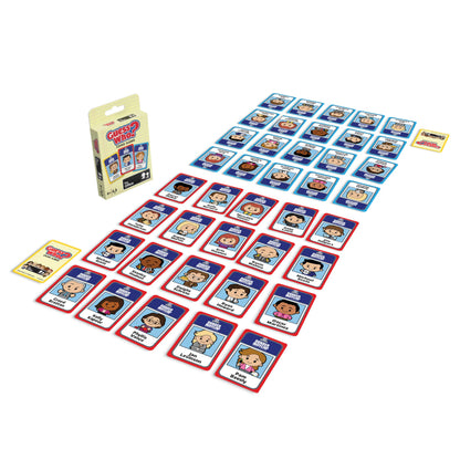 Guess WHO? Card Game: The Office, Featuring 20 Characters, Michael Scott, Jim Halpert, Pam Beesly and More, Family Friendly Deduction, 2 Players, Officially Licensed Merchandise & Collectible