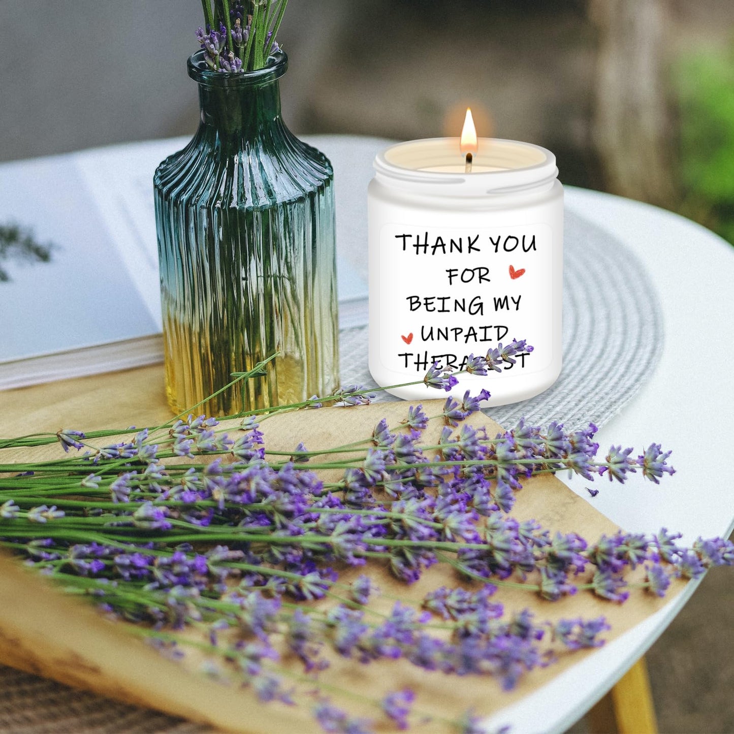 Best Friend Birthday Gifts for Women, Funny Mothers Day Friendship Sister Coworkers Bestie Mom Gag Gift for Her, Lavender Scented Candles