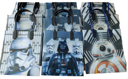 12 pieces STAR WARS Disney Birthday Goody Gift Loot Favor Bags Party Supplies