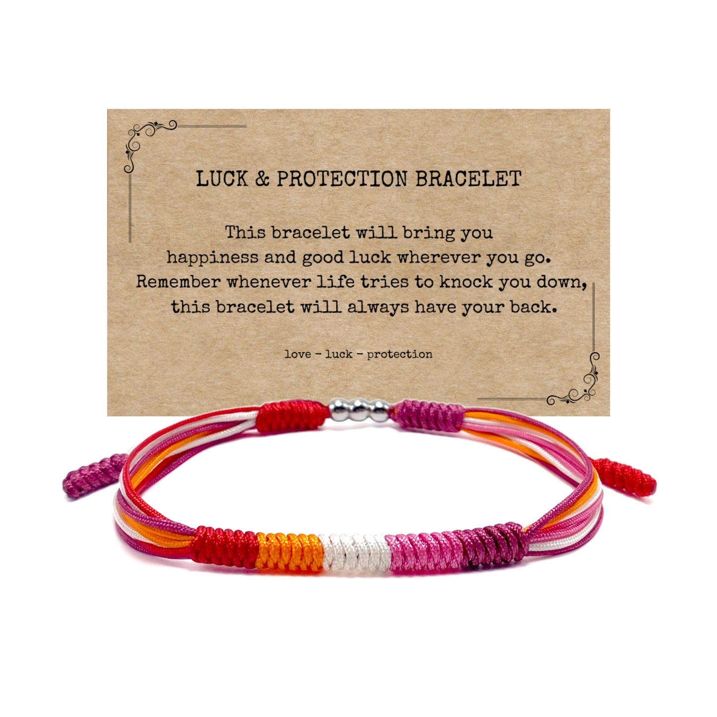 LAMIBEE LGBTQIA Pride, Bisexual, Pansexuality, Asexual, Lesbian, MLM Progress Flag Code Bracelet, Boho Style Rope Women Men Thread for Him Her, Pride Month