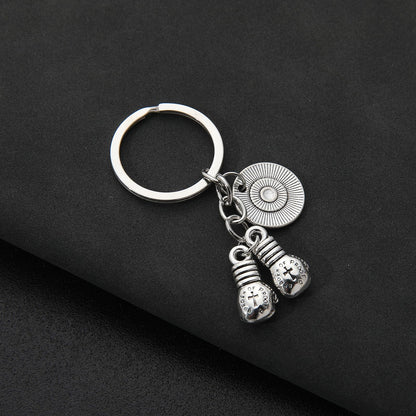 PHAETON 20PCS Never Give Up Boxing Keychain Boxing Gloves Charm Keyring Inspirational Gifts for Boxers Boxing Coach Boxing Keychain Fitness Gifts Boxer Fan GiftSport Lover