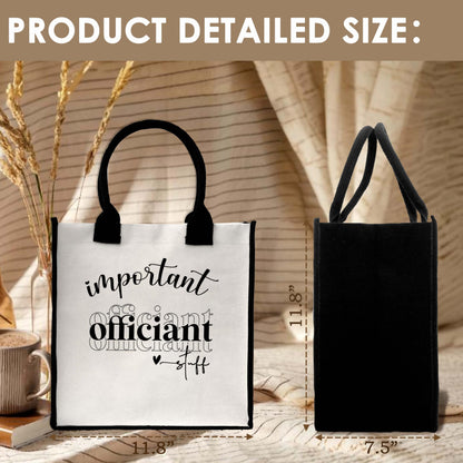ONDTOM Mom Boss Appreciation Canvas Tote Bag Gifts for Mothers Day, Boss Day, Birthday, Christmas