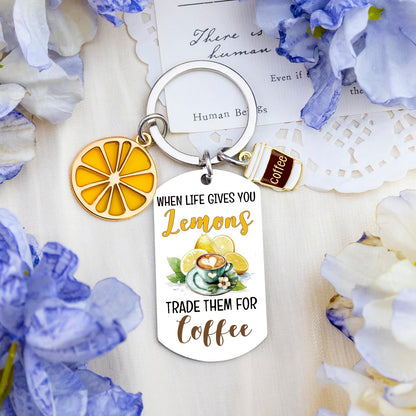 Lemon Gifts for Women Funny Lemon Accessories Keychains Lemons Themed Gift for Womens Sister Mom Friend Coworker Birthday Anniversary Graduation Lemons Jewelry Keyring