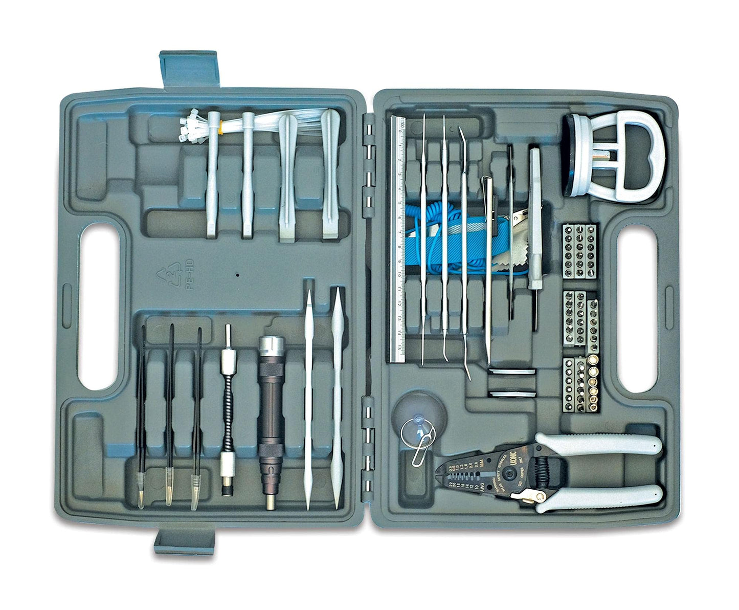 Star Trek: The Next Generation 100-Piece Engineering Field Kit Tool Set | Handy Gadgets Include Screwdrivers, Utility Knife, Wire Cutter, Metal Prybars, And More | Survival Tools, Camping Accessories