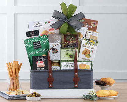 Wine Country Gift Baskets The Connoisseur Gourmet Gift Basket Food Gift Basket for Families College Students Appreciation Thank You Congratulations Get Well Soon Care Package