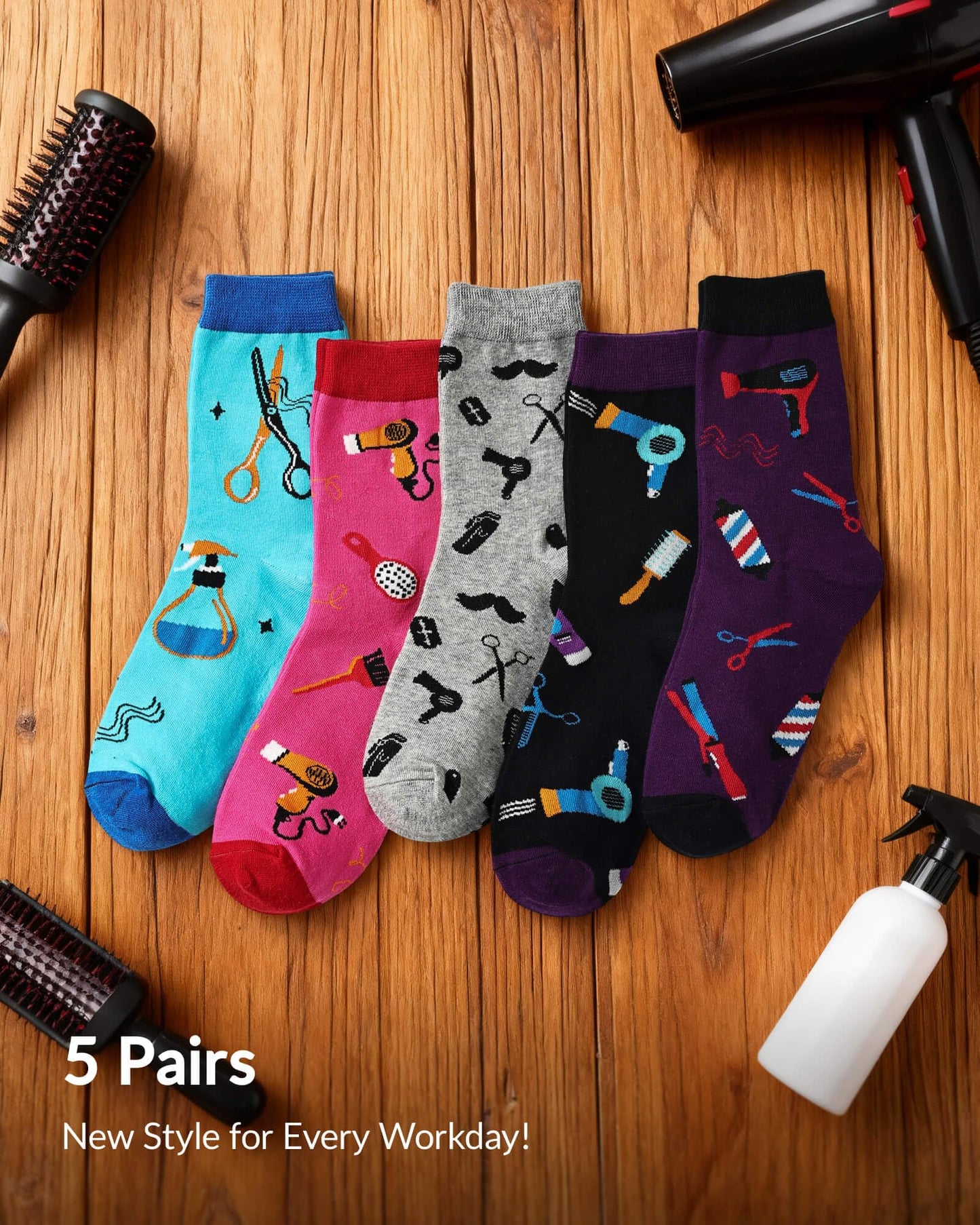 Jeasona Women's Cute Socks Funny Christmas Birthday Gifts for Women Mom Teenage Girls