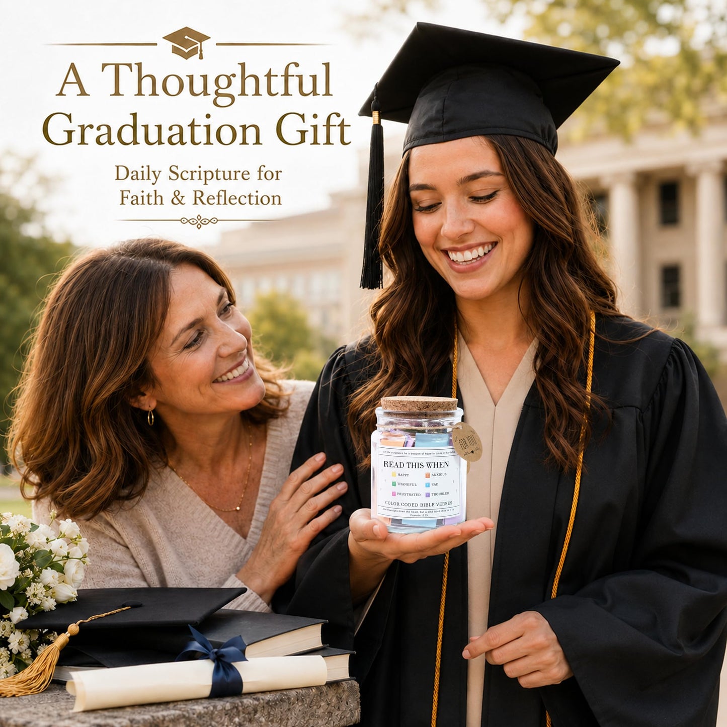 Read This When Bible Verses Jar – Birthday Gift for Women, Christian Gifts for Women, Graduations Gifts, Fathers Day Gift