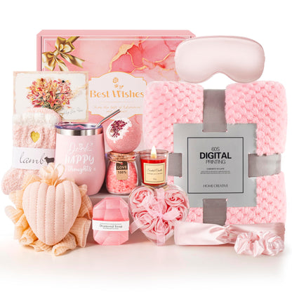 Mothers Day Gifts for Women,Mothers Day Gifts Baskets for Mom, Happy Birthday Gift Ideas Basket