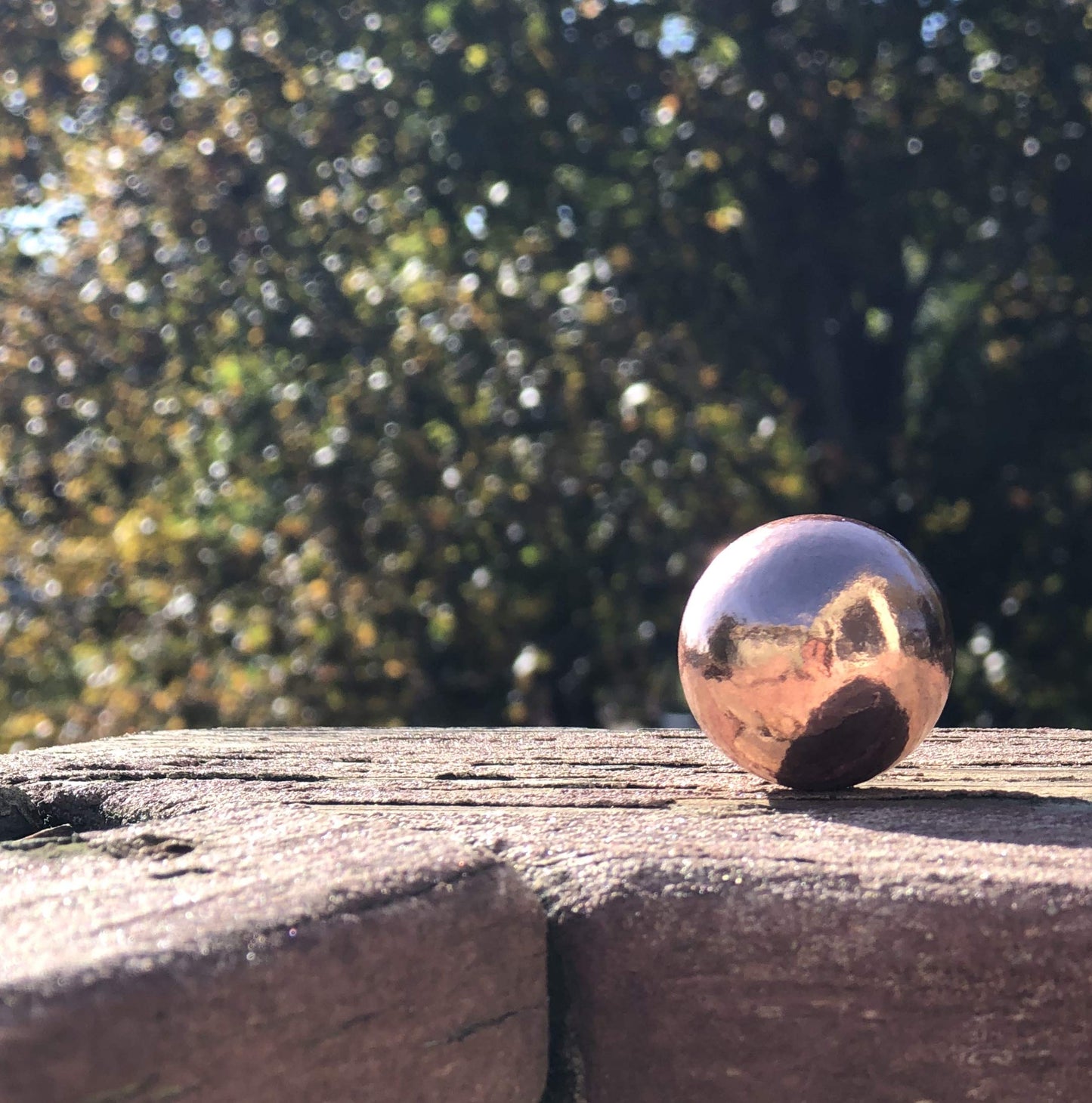 Unique Metals Pure Copper Sphere 1-1/8" - for Healing, Decorative Use or Grounding and Alchemical Magic