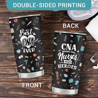 CNA Gifts Tumbler 20oz, CNA Week Gifts 2025, Certified Nursing Assistant Gift, CNAs Appreciation Gift for Women/Men, Best CNAs Ever presents for Graduation