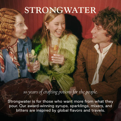 Strongwater Old Fashioned Craft Cocktail Mixer Sample 4 Pack - Makes 16 Cocktails - Handcrafted Old Fashioned Gift Set - Travel-Friendly, No Artificial Sweeteners - Just Mix with Bourbon or Whiskey