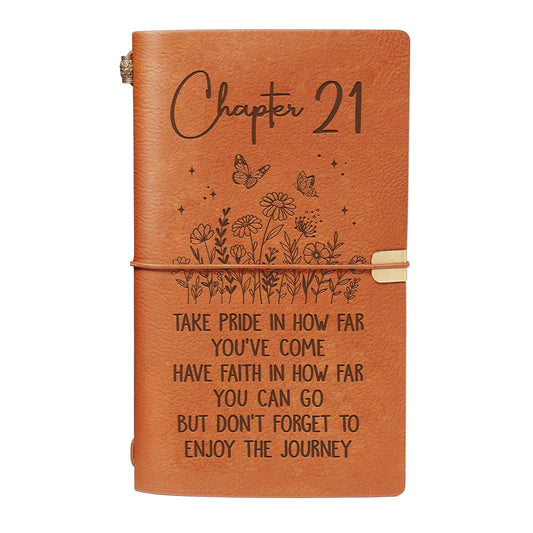 21st Birthday Gifts for Hers, Chapter 21 Journal Gifts for Woman, 2005 21st Birthday Decorations for Her, 21 Year Old Bday Gift for Daughter, Sister, Friend, Niece, Turning 21 Notebook Present