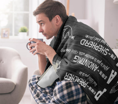 QOJUYO Pastor Appreciation Gifts Blanket 60"x50", Gifts for Pastors Men, Gift for Pastor