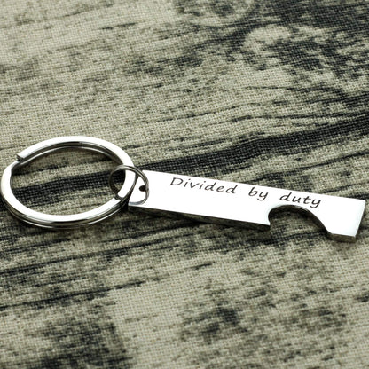 Military Going away Gifts Keychains Deployment Items Army Couple Gifts Military Keychain