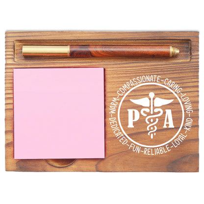 Physician Assistant Gift Desk Organizer, Appreciation Sticky Note Holder, Gifts for Physician Assistants, Healthcare Workers, Medical Professionals Graduation Retirement EDP157