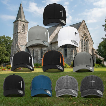 Christian Hats for Men Women,Jesus Cross Hat Christian Religious Gifts for Birthday/Christmas