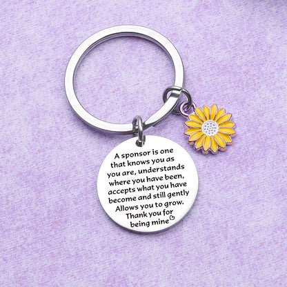 Confirmation Sponsor Gifts Keychain Confirmation Gifts AA Sponsor Appreciation Keychain