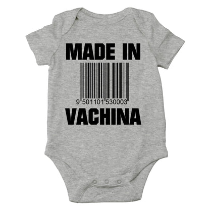AW Fashions Made in VaChina Baby Bodysuit Funny Cute Baby Girl Clothing or Boy Outfit Infant Romper