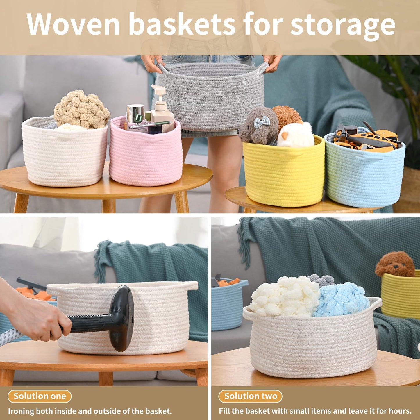 Happyiren Woven Empty Gift Basket with Handles – Perfect for Graduation, Teacher Appreciation, Birthdays & Special Occasions, Black Decorative Storage Container for Gifts, Toys, or Essentials