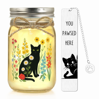 JoycuFF Gifts for Cat Lovers Cat Lover Gifts for Women Christmas Birthday Black Cats Gift