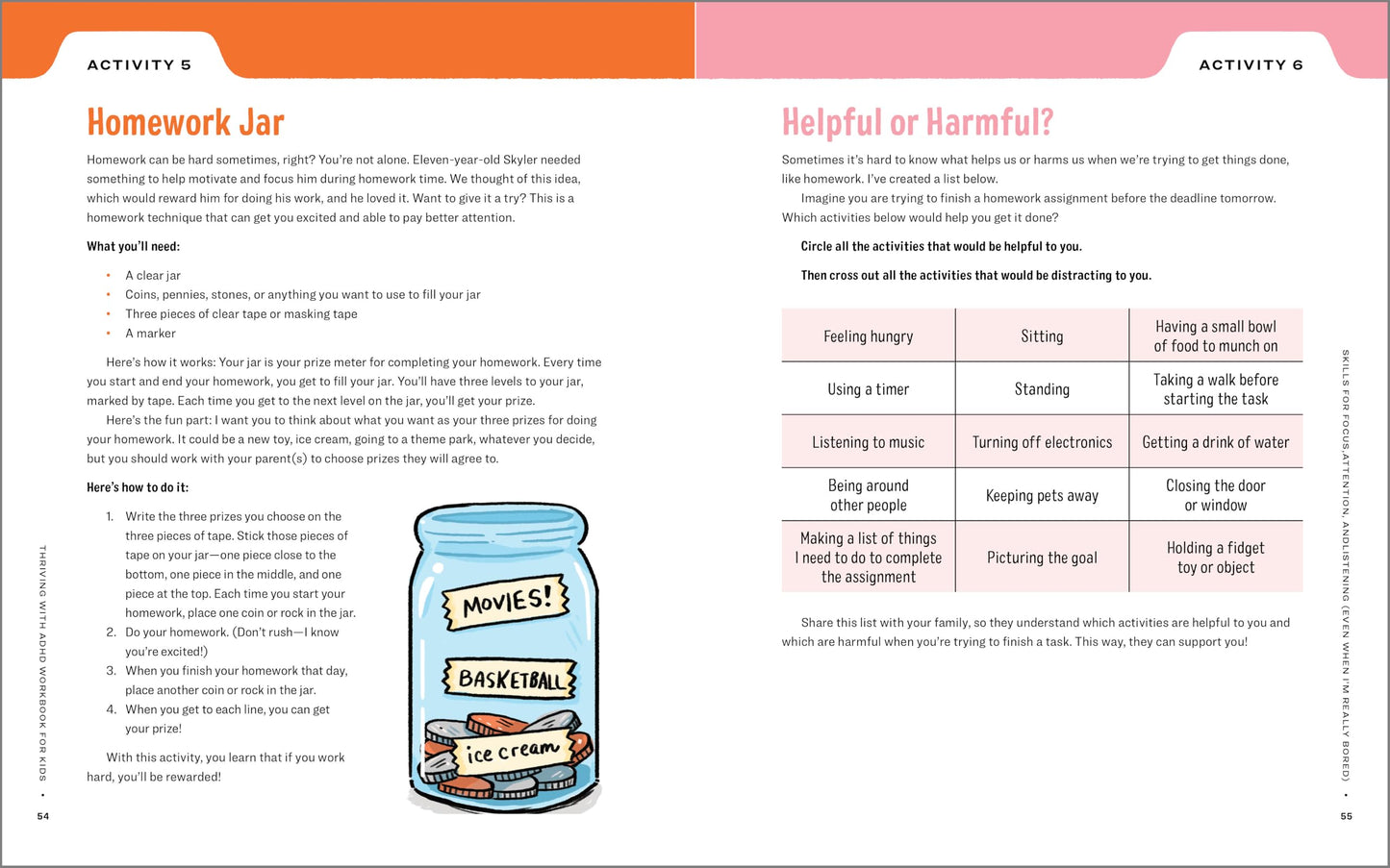 Thriving with ADHD Workbook for Kids: 60 Fun Activities to Help Children Self-Regulate, Focus, and Succeed (Health and Wellness Workbooks for Kids)