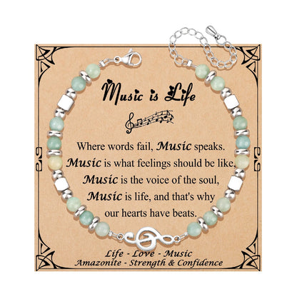 JoycuFF 𝗚𝗶𝗳𝘁𝘀 𝗳𝗼𝗿 𝗪𝗼𝗺𝗲𝗻 𝗠𝗼𝗼𝗻𝘀𝘁𝗼𝗻𝗲 𝗕𝗿𝗮𝗰𝗲𝗹𝗲𝘁 Amazonite Colorful Imperial Jasper Stainless Steel Beads Bracelets, Graduation Christmas Valentines Mothers Day Birthday Gifts