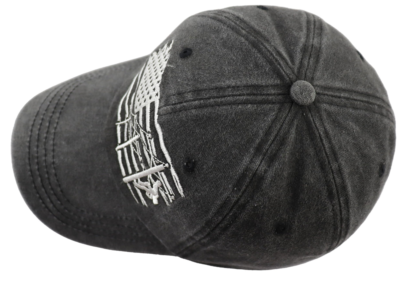 Lineman Gifts for Men, Adjustable Vintage Cotton Embroidered Electrician Dad Hat