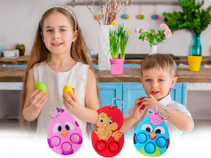 30 Pcs Bulk Born Egg Mini Pop for Adult and Kids,Small Easter Rabbit Party Favors and Classroom Student Gifts