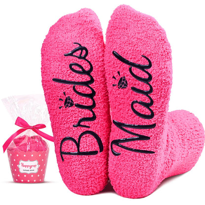 HAPPYPOP Wedding Socks Gifts - Bride, Bridesmaid, Mother of Groom & Bride