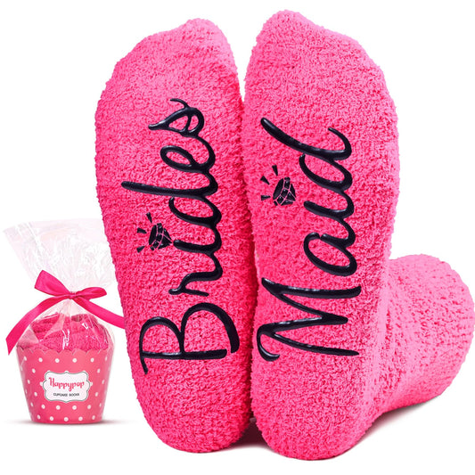 HAPPYPOP Wedding Socks Gifts - Bride, Bridesmaid, Mother of Groom & Bride