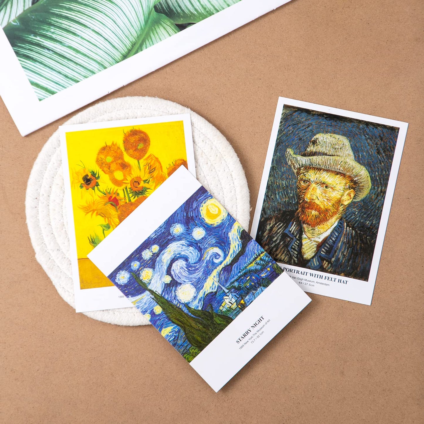 Van Gogh Art Postcards, Famous Painting Abstract Art Post Cards Bulk Pack(30 Pack), Retro Aesthetic Art Posters Collage Kit, Postcards for School Students Teacher Thank You Note Cards