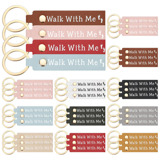 Kenning 30 Pcs LDS Gifts Walk with Me Keychains Bulk 2026 Youth Theme LDS Missionary Keychains Mormon Christian Baptism Gifts for Young Women Young Men Seminary Church Keepsake