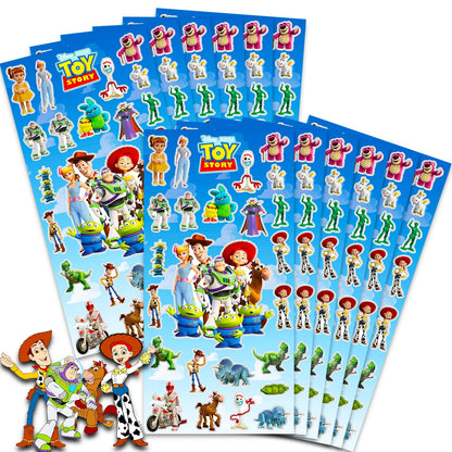 Disney Toy Story Party Favors for Boys & Girls Bundle ~ 12 Pack Sticker Sheets for Kids Birthday Goodie Bags | Toy Story Party Supplies