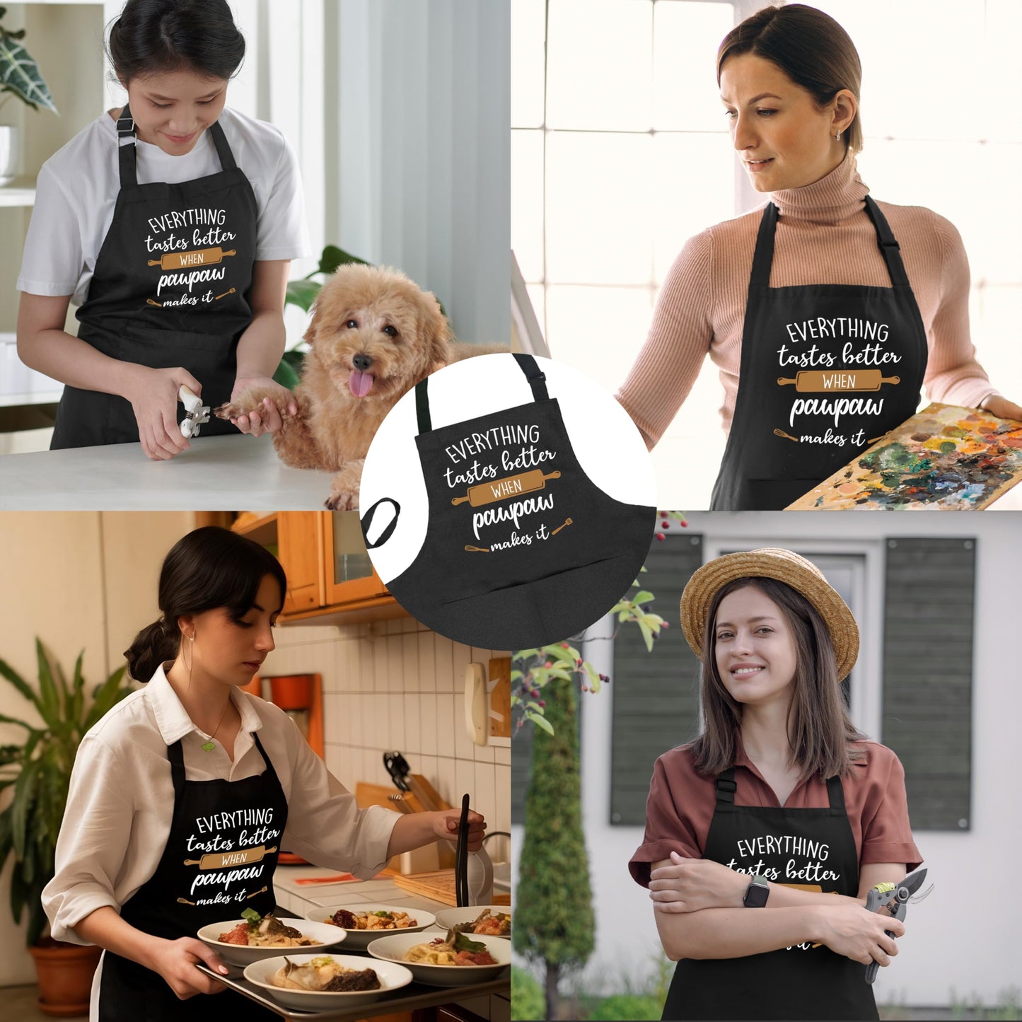 Grandpa Apron, Grandpa Gifts, Grandpa Gifts from Grandkids, Cooking Aprons for Men