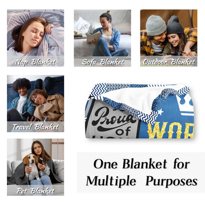 Gifts for Brother Fathers Day, Best Brother Birthday Gifts from Sister Blanket 60"x50", Brothers Blankets from Sister