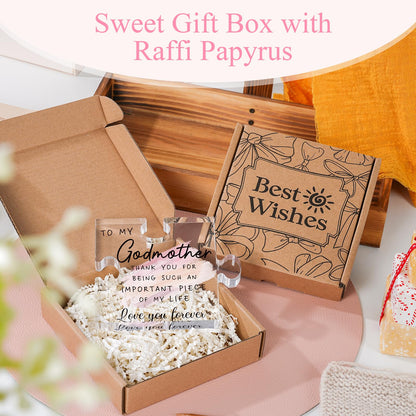 Godmother Gift from Godchild - Mothers Day Gifts for Godmother Proposal Gift Puzzle Piece God Mother Birthday Christmas Promoted to Godmother Gifts