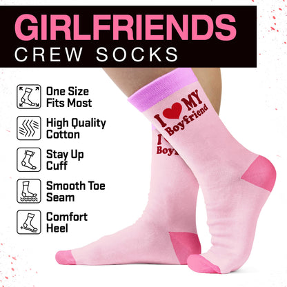 Gifts For Girlfriend - Cute Socks For Her, Unique Ideal Present, Sweet And Fun Surprise For Women