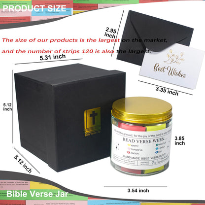 Catholic Bible Verse Jar,Catholic Gifts For Women Men Kids Teens,Bible Verses in a jar,First Communion for Girls Boys,Confirmation Gift for Teen,Religious Gifts,Prayer the Hope Jar