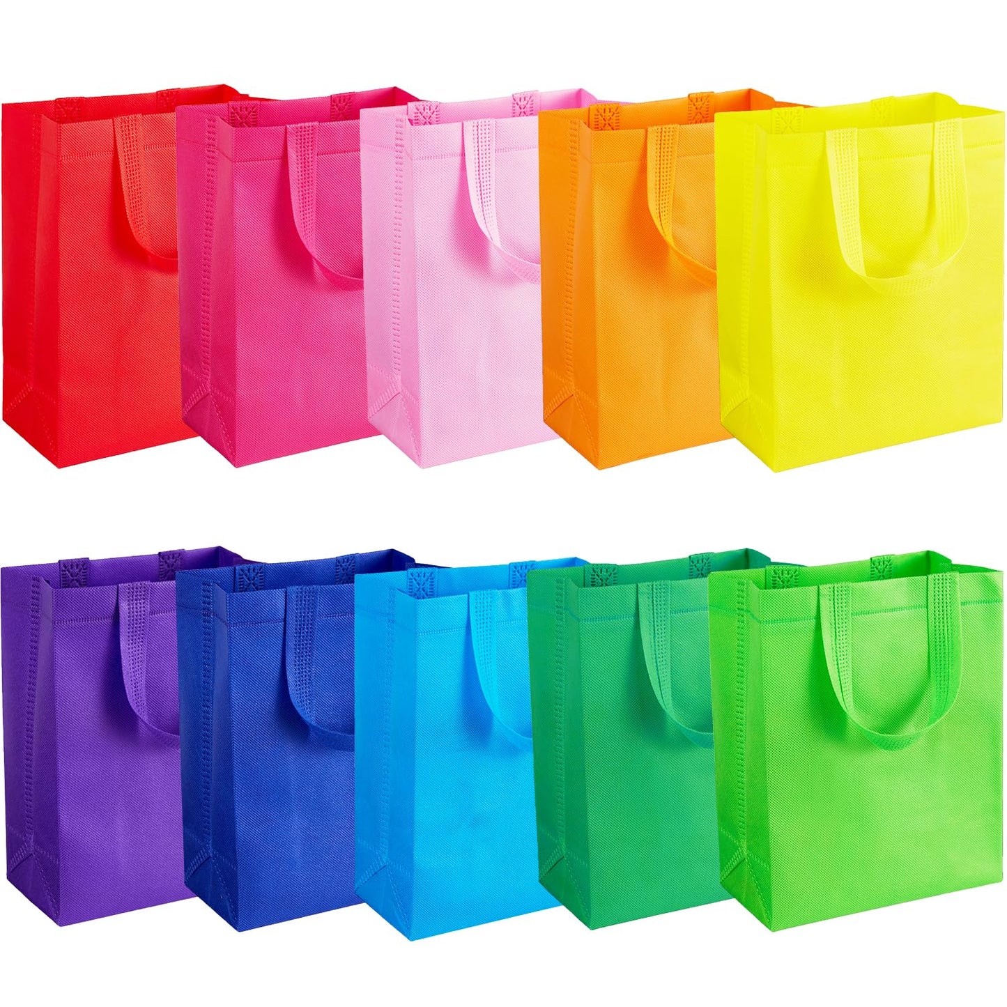 SPERPAND 20Pcs Gift Bags Medium Size, Reusable Goodie Bag, Gift Bags with Handles for Party Favors, Birthday, Baby Shower