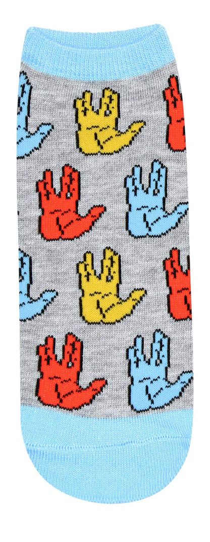 Star Trek Spock Trek Yourself Before You Wreck Yourself Juniors/Womens 5 Pack Ankle Socks