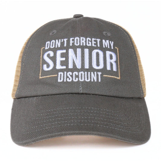 InnoBeta Senior Citizen Gifts Cap for Men, Funny Adjustable Embroidered Hat Gifts for Old People