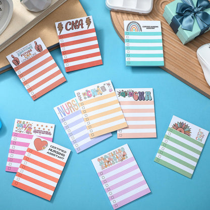 Tinlade 50 Pack CNA Week Gifts Bulk 2026 CNA Gifts Note Pads Certified Nursing Assistant Staff Appreciation Gift for Women Girls Nurse Certified Nursing Assistant Graduate Medical Student