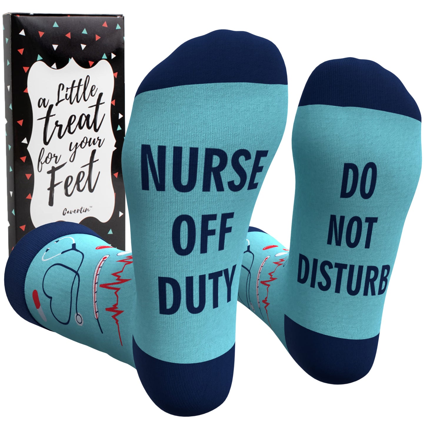 Cavertin Women's Mom Grandma Retirement Dentist Teacher Nurse Socks with Gift Box Gifts for Her