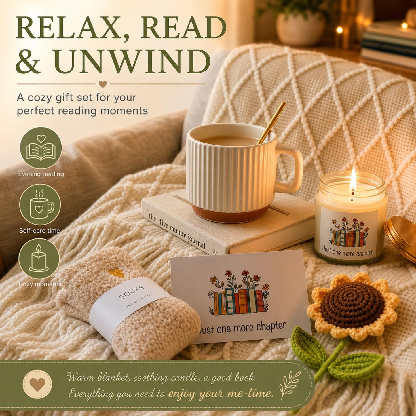 Book Lovers Gifts for Women, Bookish Gifts for Book Lovers Women, Gift for Readers Reading Accessories Gift for Reading Club Present for Bookworm Reader Librarian Birthday Teachers Self Care Gifts