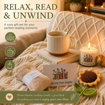 Book Lovers Gifts for Women, Bookish Gifts for Book Lovers Women, Gift for Readers Reading Accessories Gift for Reading Club Present for Bookworm Reader Librarian Birthday Teachers Self Care Gifts