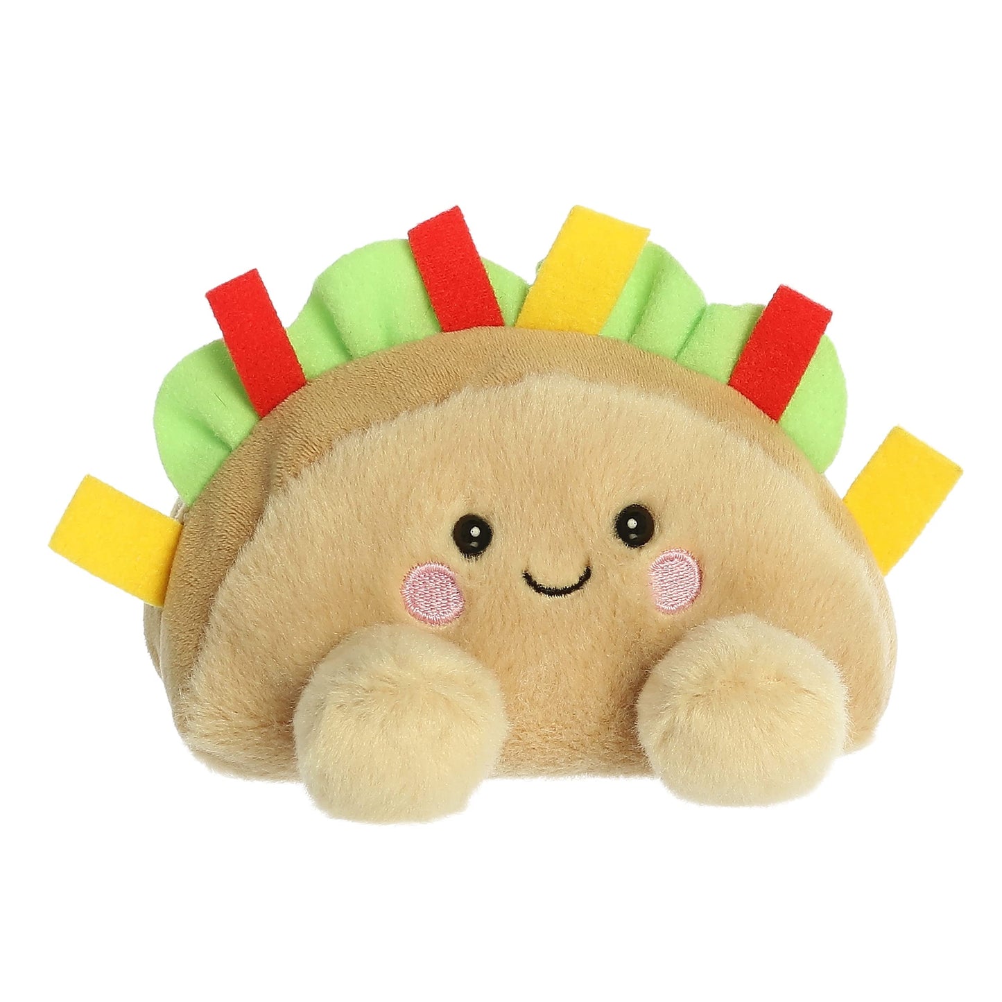 Aurora® Adorable Palm Pals™ Fiesta Taco™ Stuffed Animal - Fun Collectible Plush for Kids and Adult Collectors - Perfect for Decorating Rooms and Birthday Gifts - Brown 5 Inches