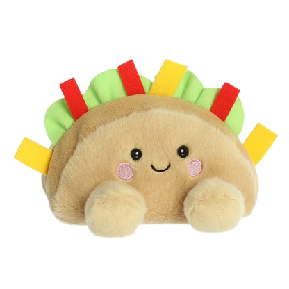 Aurora® Adorable Palm Pals™ Fiesta Taco™ Stuffed Animal - Fun Collectible Plush for Kids and Adult Collectors - Perfect for Decorating Rooms and Birthday Gifts - Brown 5 Inches